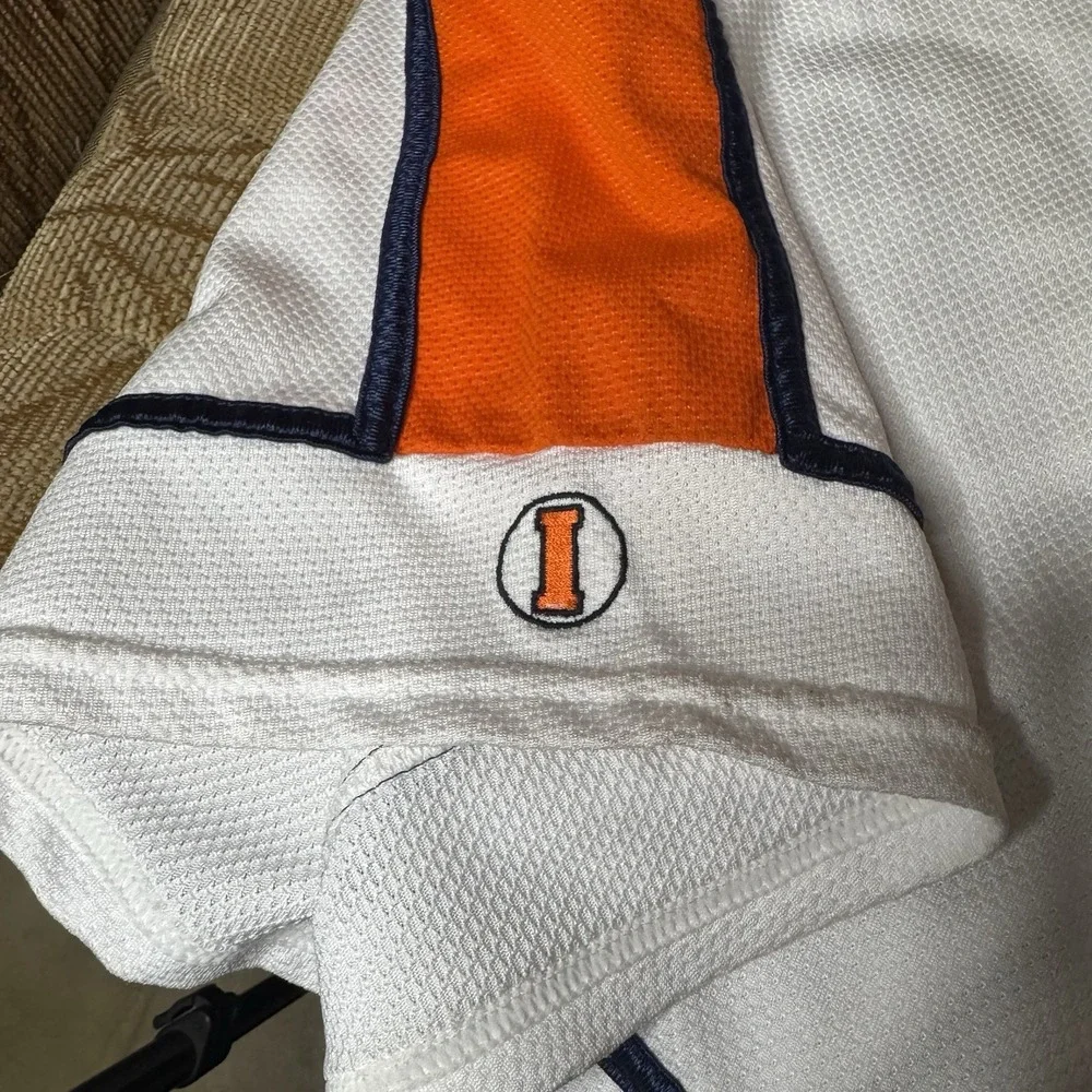 Vintagr University Illinois Fighting Illini Basketball Shorts 36 Powers‎